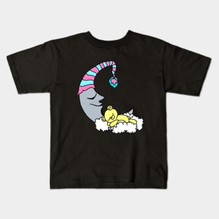 Bedtime Moon Bear Kids T-Shirt